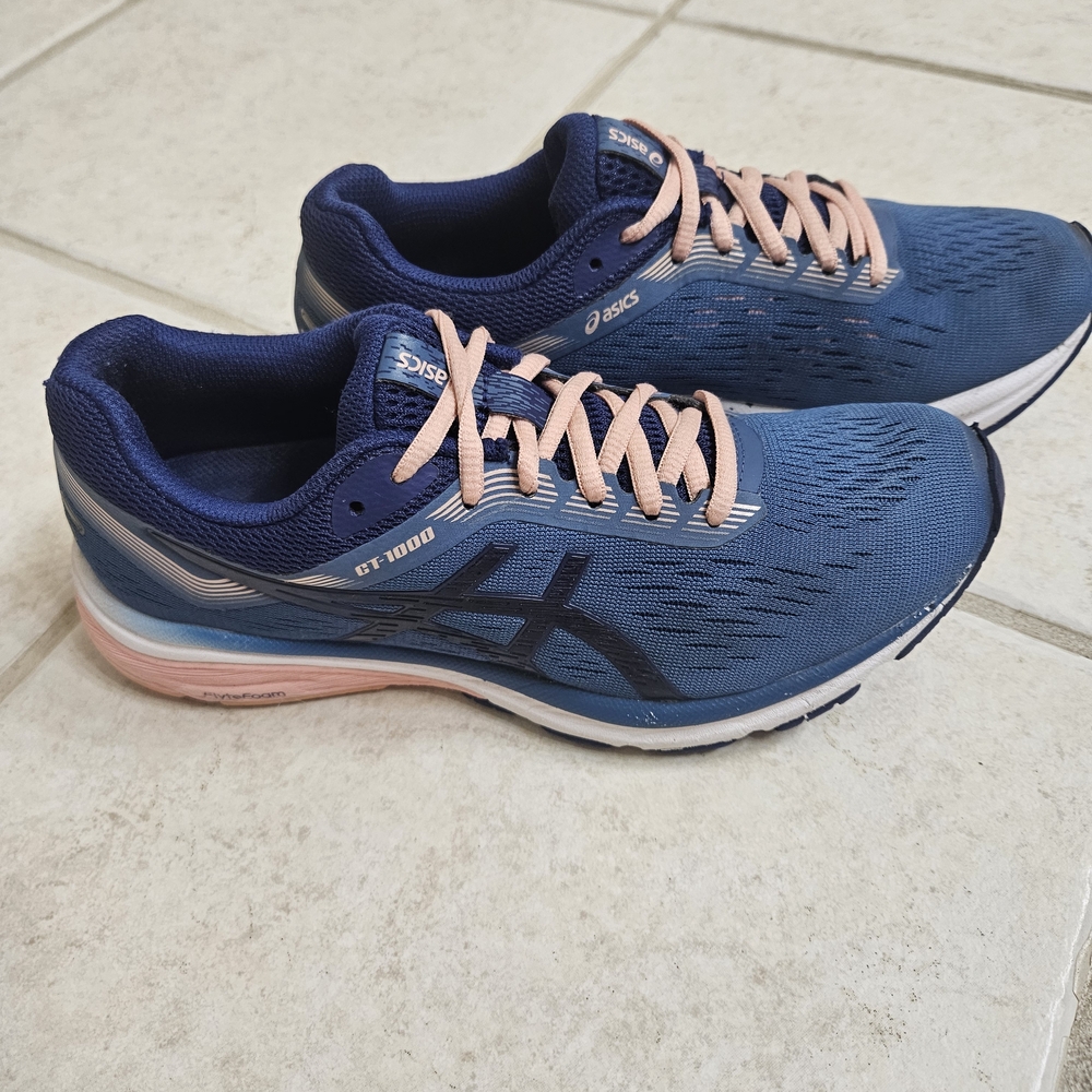 ASICS GT-1000 Women's Running Shoes in Navy and Pink